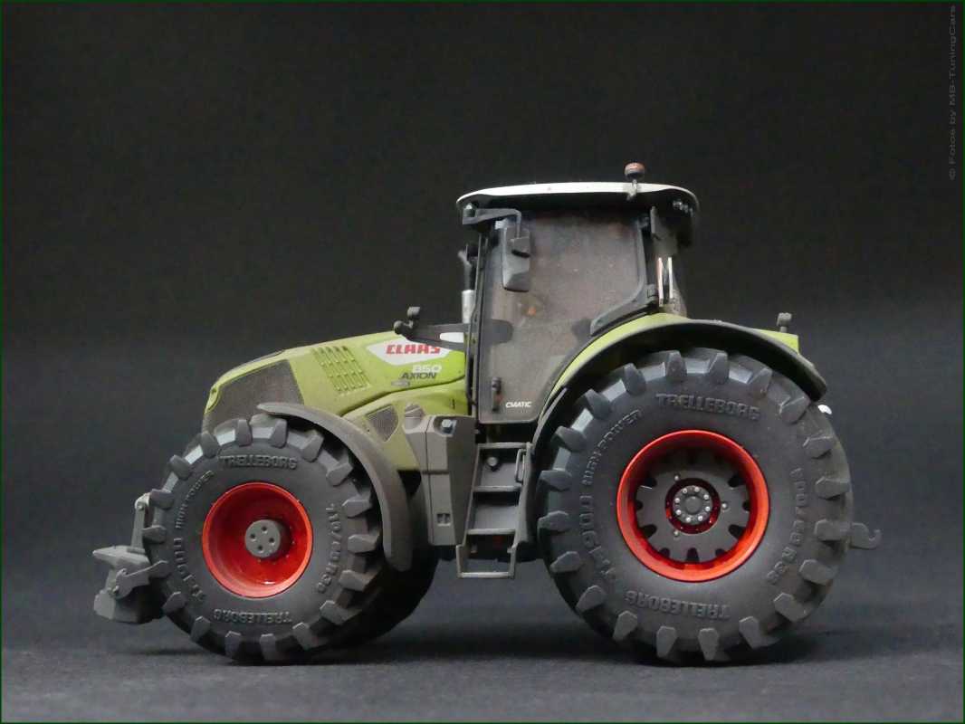 1:32 Traktor Claas Axion 850 by Wiking - Dreck 500 Stk.Edition